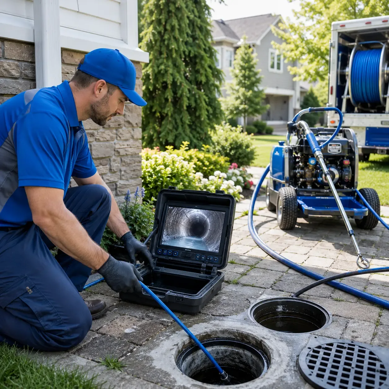 Outdoor drain cleaning professionals serving Ossipee, NH